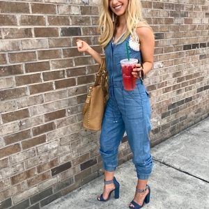 Chambray jumpsuit size Small